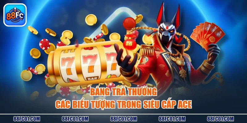 Bảng trả thưởng các biểu tượng trong Siêu cấp ACE
